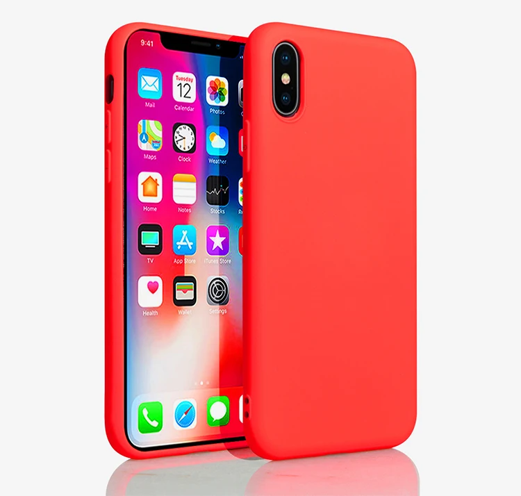 

Anti-scratch flexible TPU rubber silicon skin protective case cover for iphone x/xs/xr/xs max, Many colors available