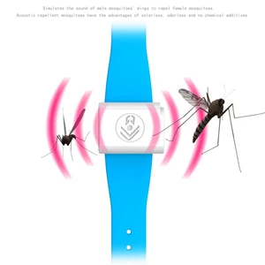 Image of Sonic anti mosquito repellent bracelet band Portable Battery Operated insect repellent for kids adults Mosquito Repellent band