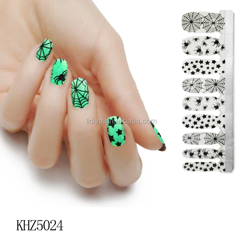 halloween nail wraps