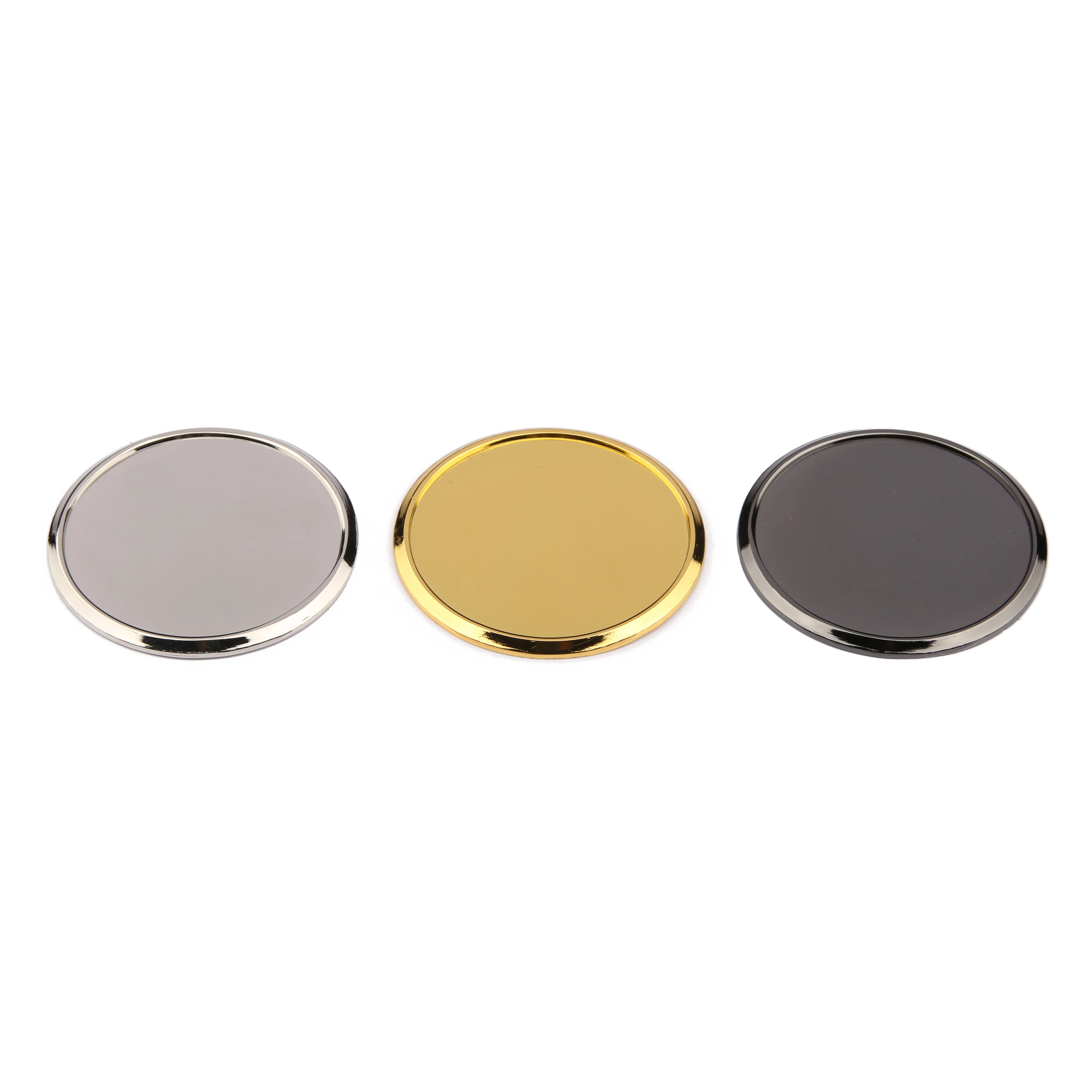 
Wholesale hot circle round and rectangle metal plate for covers with transparent lenses 
