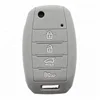 Nice Silicone Car Key Covers For Hyundaikia 4 Buttons Floding Remote Keys