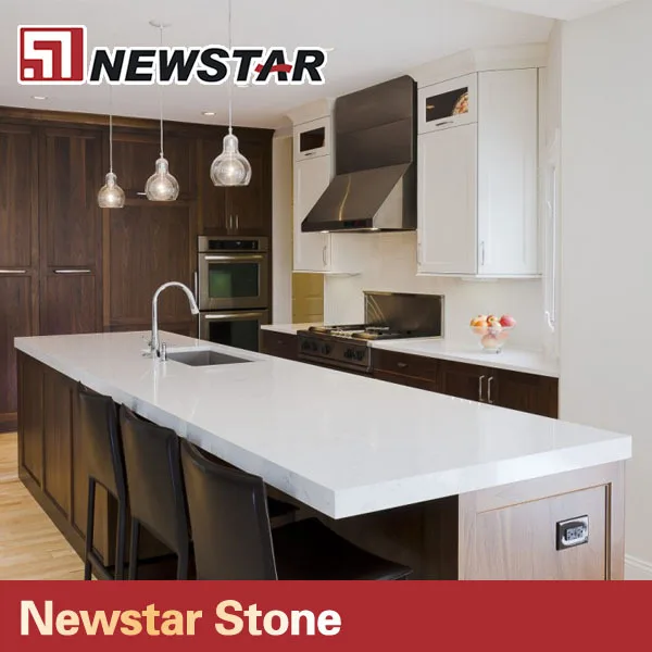 Cheap Polished Artificial Quartz Stone Price Kitchen Quartz