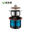 Stainless steel pot shabu shabu equipment