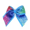 Hot Sale Sequin Stain Ribbon Shining Hair Bow For Baby Girl Glitter Hairbows