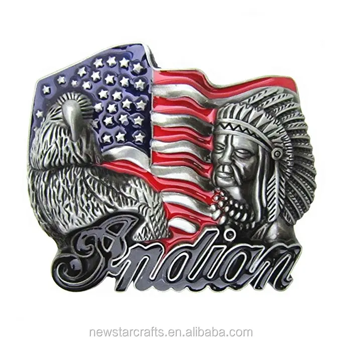 american flag belt buckle