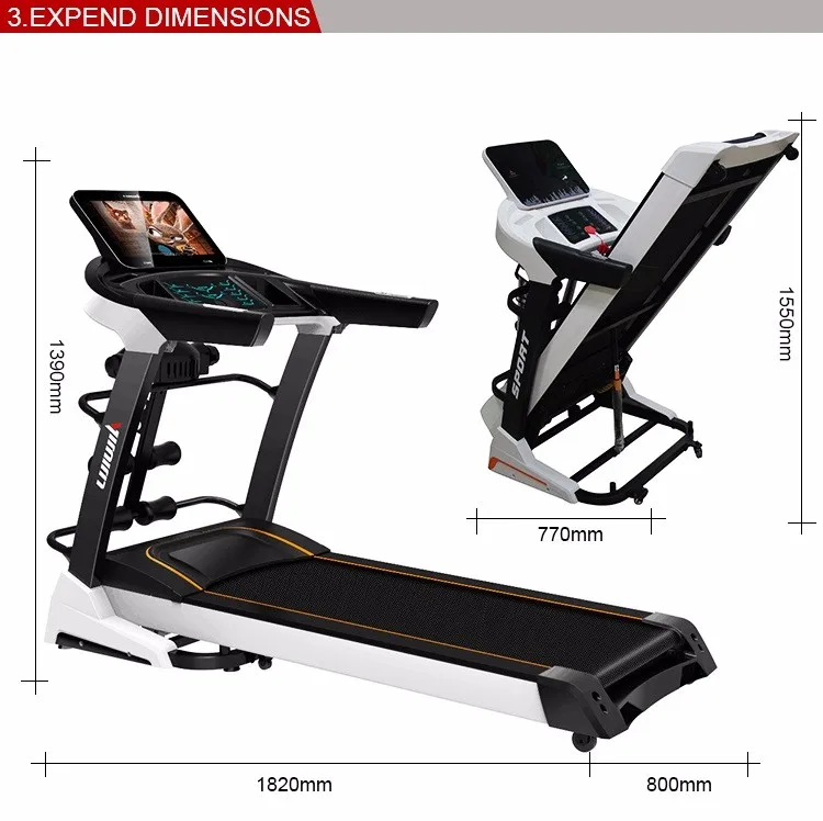 China Manufacture Cheap 3hp Ac Motor Electric Treadmill Buy Electric