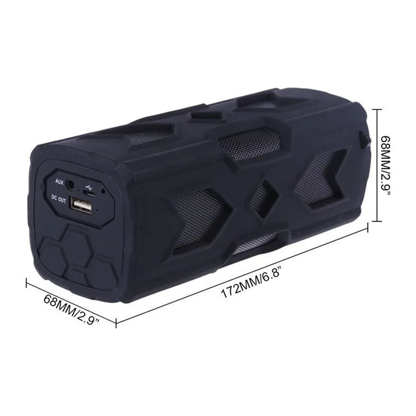 PSTTL 390L Outdoor Sport Waterproof Wireless Bluetooth Speaker Stereo Sound For Travelling - ANKUX.COM