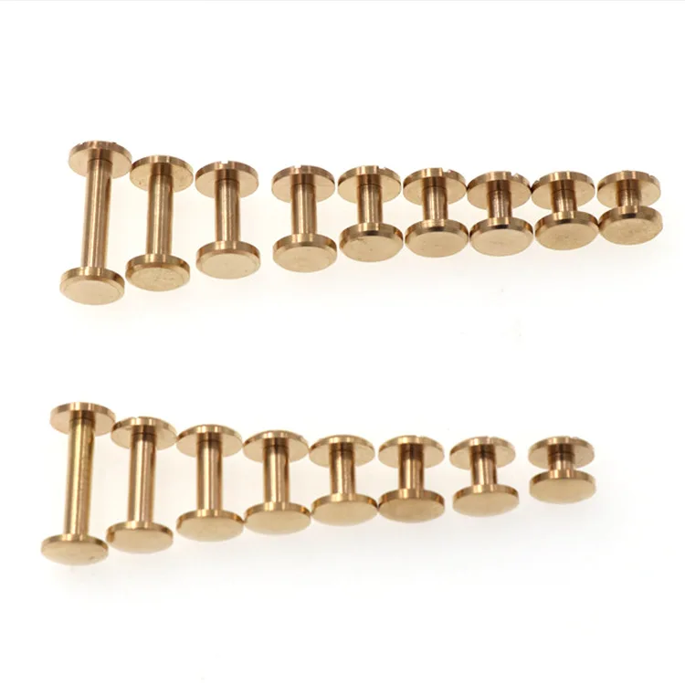 Custom M3 Brass Chicago Screws - Buy Male To Female Brass Chicago ...