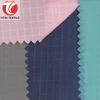 100% polyester poly 70d 75d 190t 210t plaid ripstop taffeta fabric with pu coated coating