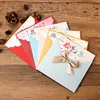 Cartoon mini greeting card thank you card birthday christmas card envelope writing paper stationery