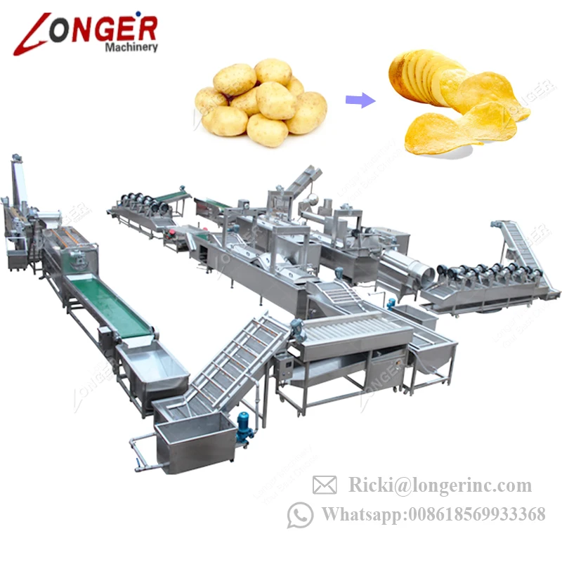 Industrial Automatic Fresh Cassava Yam Coconut Plantain Banana Chip