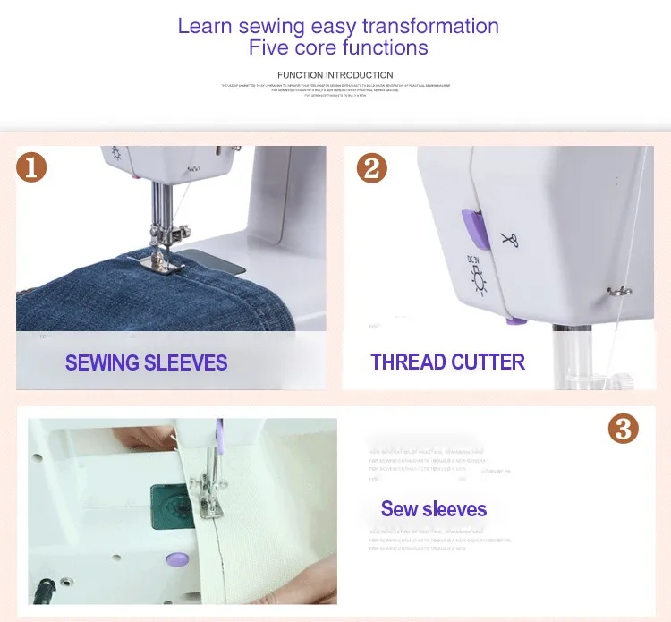 Fhsm318 Thick Material Mini Portable Handy Stitch Sewing Machine Buy