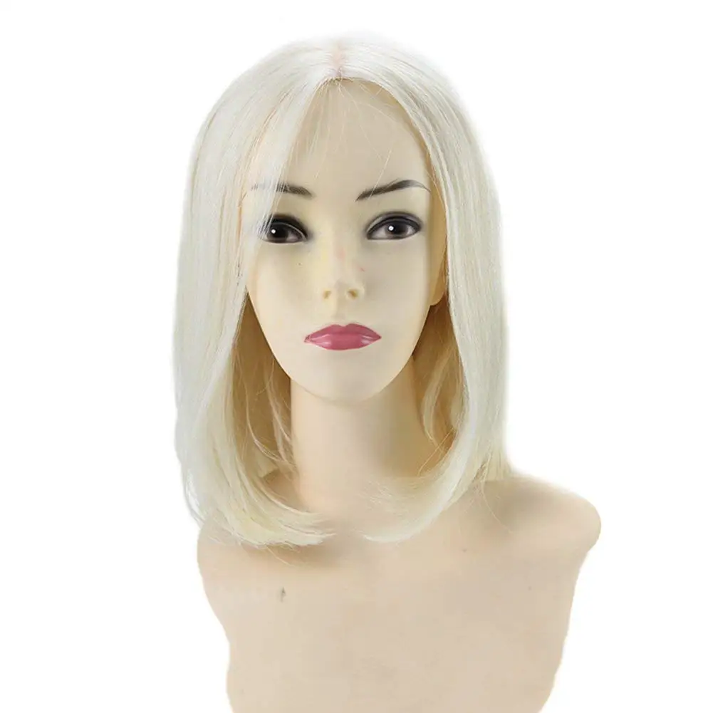 bleach blonde bob wig