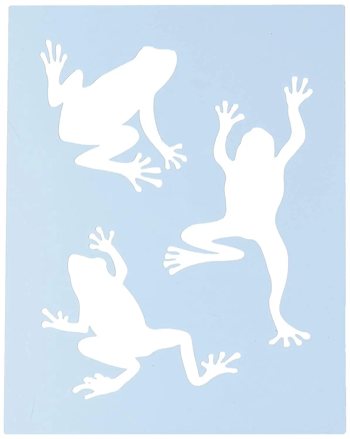 Faux Like a Pro Baby Hand and Foot Prints Stencil Single Overlay 5.5 by 7-Inch