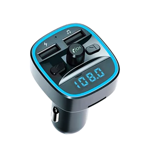AGETUNR T25 Bluetooth 5.0 FM Transmitter 2.4A USB Charger