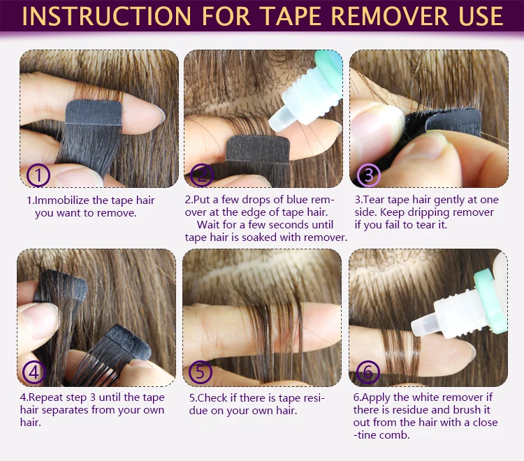 Walker Tape Removal Tool Hair Removal Oil For Adhesive Tape Hair