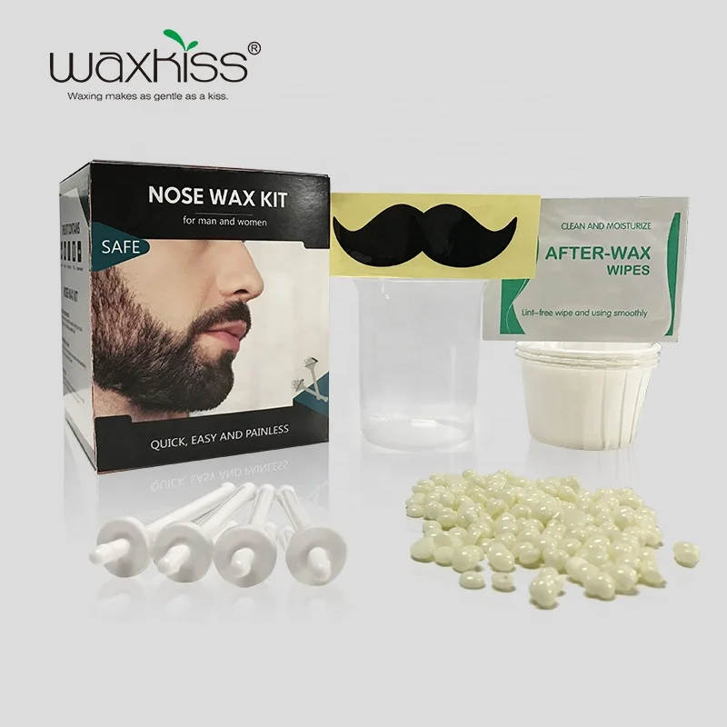 Waxkiss Nose Hair Removal Wax Nose Wax Kit/ Oem Painless Nostril Hair  Removal Wax For Men And Women Buy Nose Hair Removal,Nose Wax Kit,Hair  Removal Wax Product On | Unisex Nose Ear