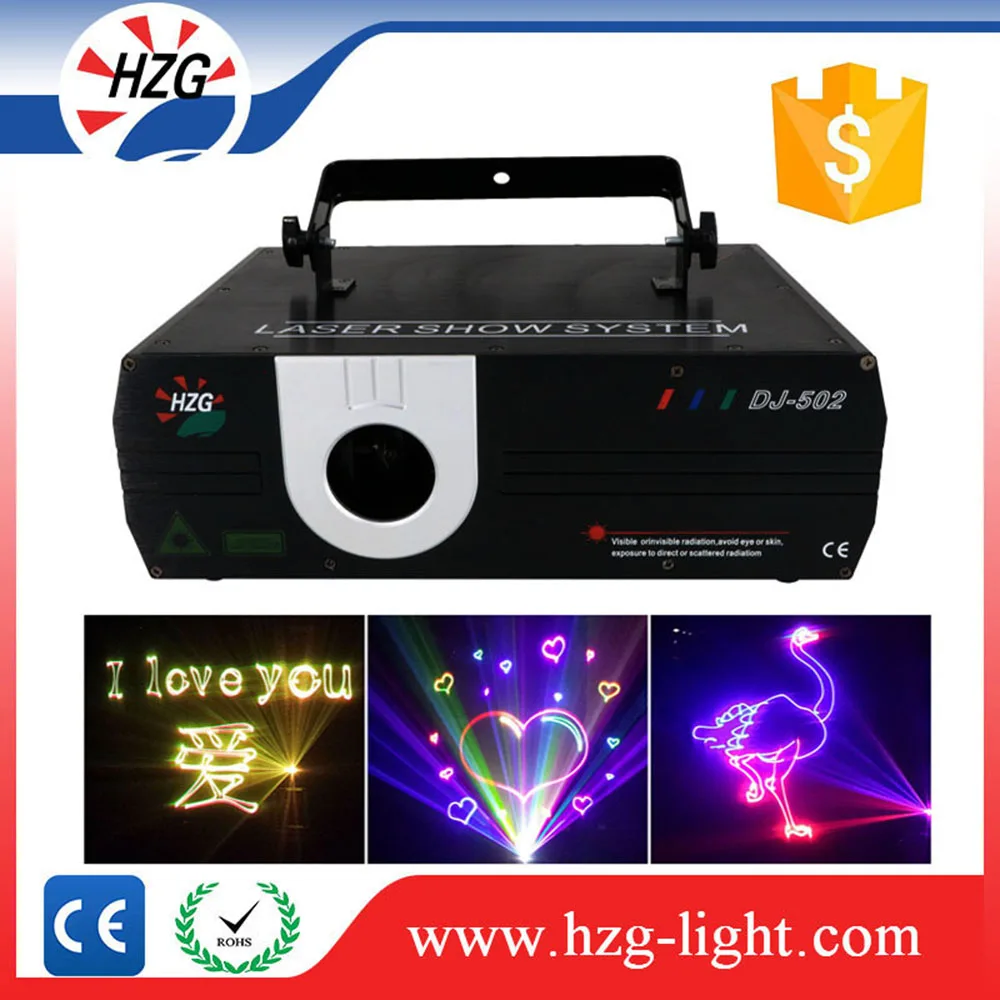 Scanner Modul Liburan Dekorasi 1 W 2 W RGB Animasi Sinar Laser