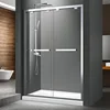 Cheap Easy-install Bathroom Tempered Sliding Glass Shower Screen