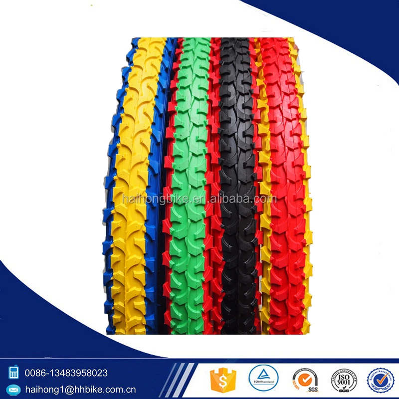 colored mountain bike tires