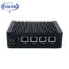 4 lan pure dns network security gateway server fanless vpv router mini pc for pfsense system