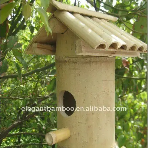 Bamboo Bird Houses Feeders Bbh 01 View Hanging Bird Feeders