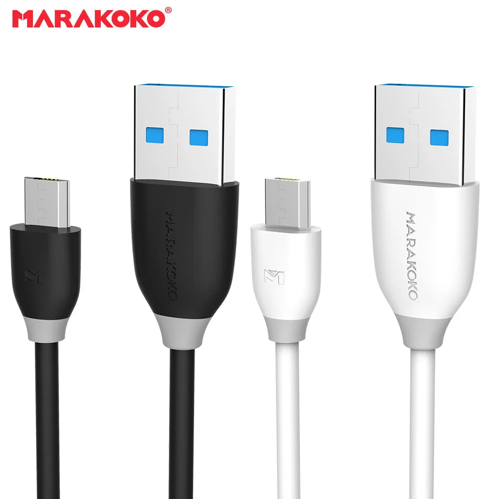 

MARAKOKO MCB8 Data Charger Cables 3FT to USB Syncing and Charging Cable for iPhone (White/Black), Black;white