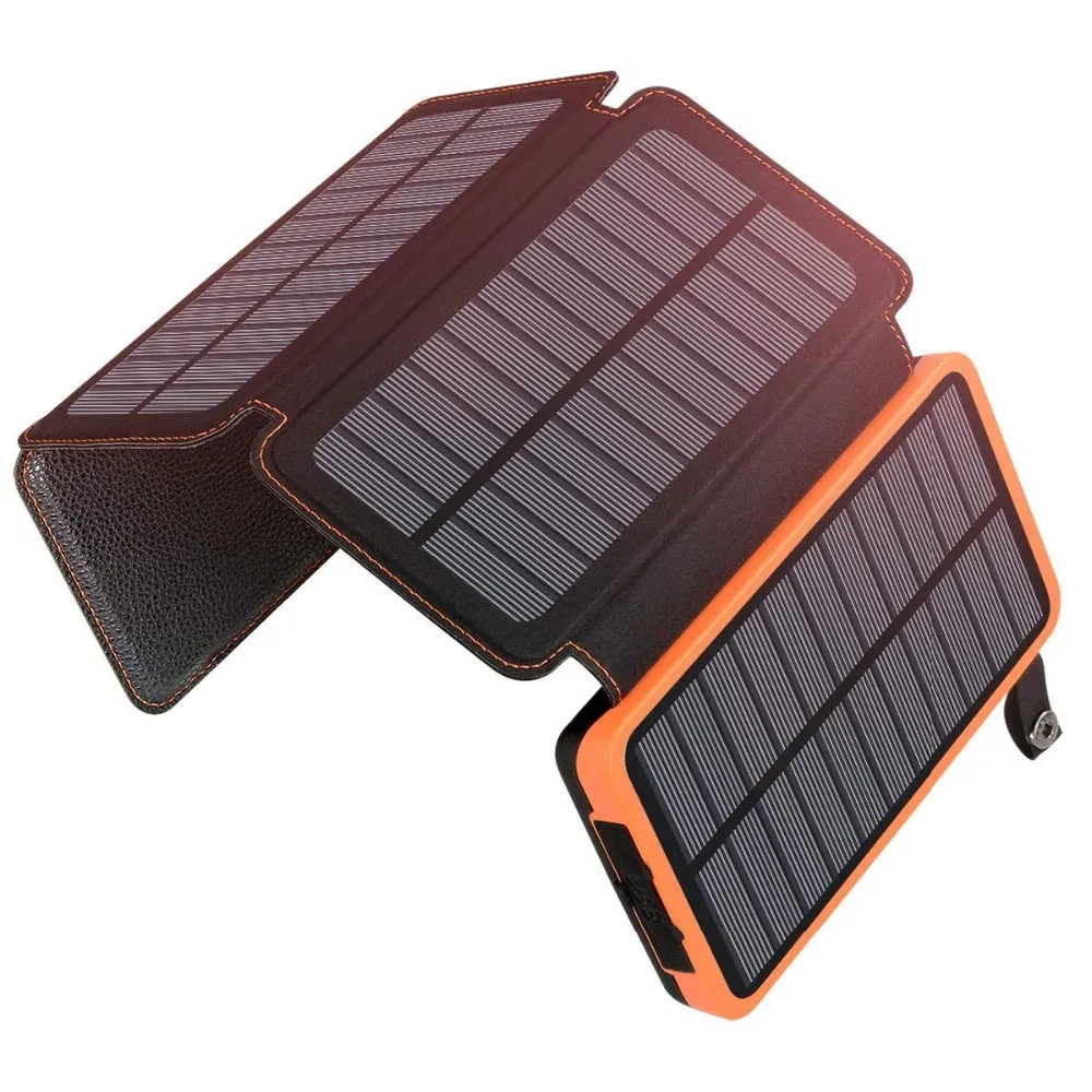 Portable New Products Solar Power Bank Usb 10000mah 20000mah Solar