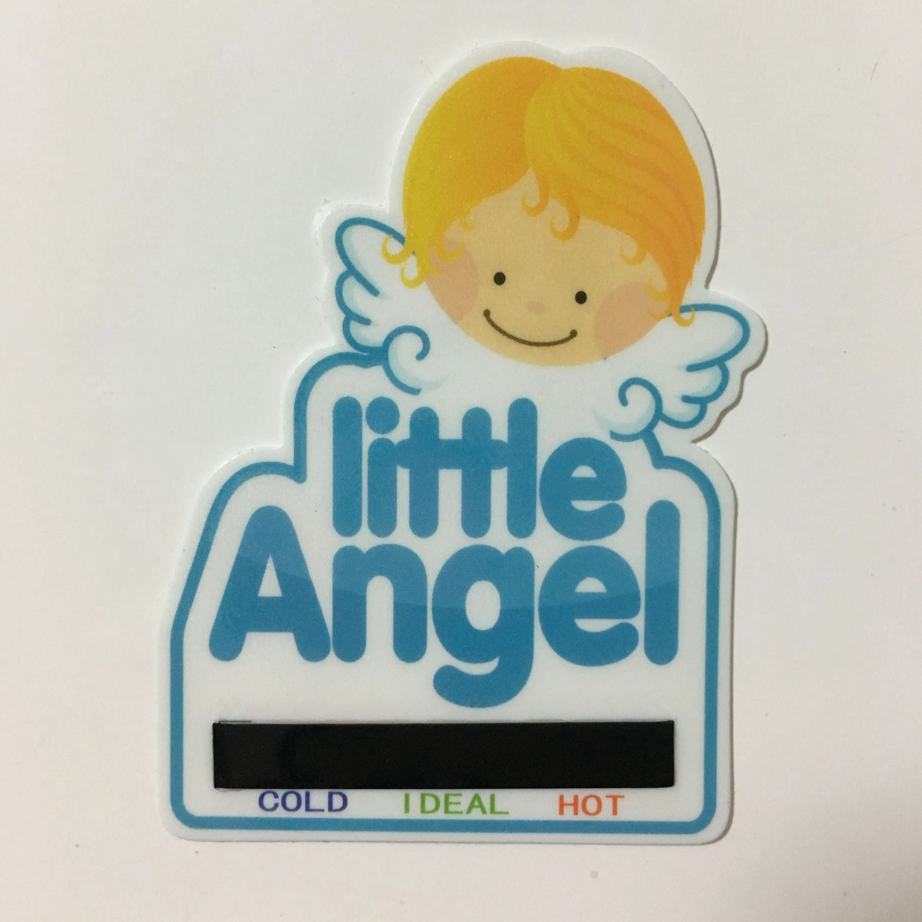 baby bath thermometer card