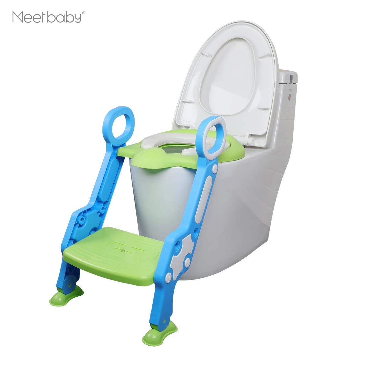Bts009 Toddler Potty Training Seat With Sturdy Nonslip Ladder Step