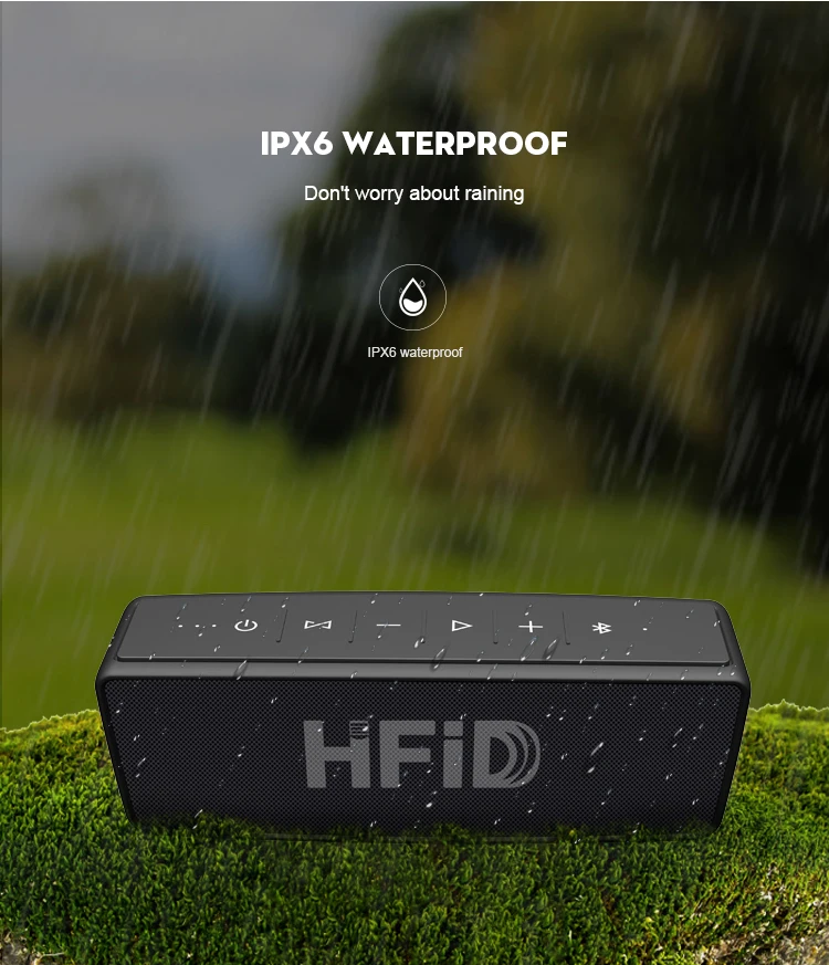 IPX6 Waterproof Portable Wireless Tws Bluetooth Speaker BT5.0 - ANKUX.COM