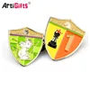 Wholesale Hot Sale Cheap custom metal enamel badge shield