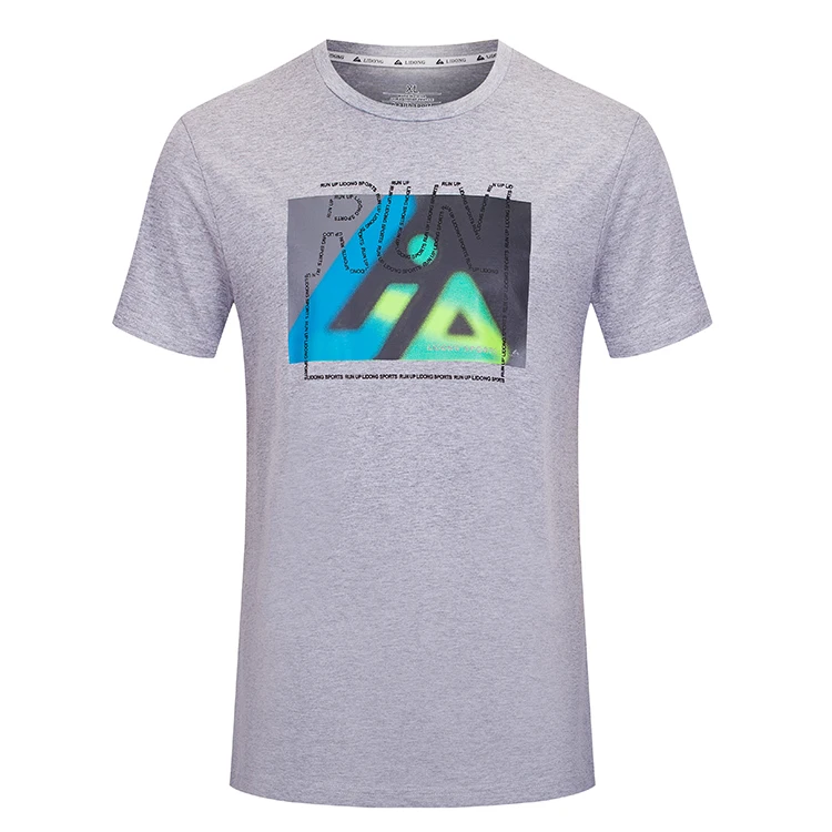 

wholesale custom High quality comfortable Sport Wear For Men t shirt Printing, Grey;red;black;white;ming blue