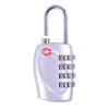 Christmas Gift Sliver Travel Safe Professional Luggage 4 Digital Combination TSA Code Lock Padlock