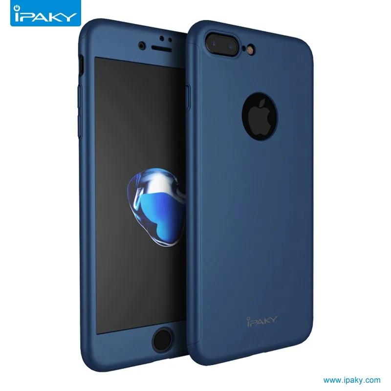 

Free sample IPAKY 360 Full Protect with retail packaging PC Mobile Phone Case for iPhone 7, Black;red;sliver;blue;rose gold;gold