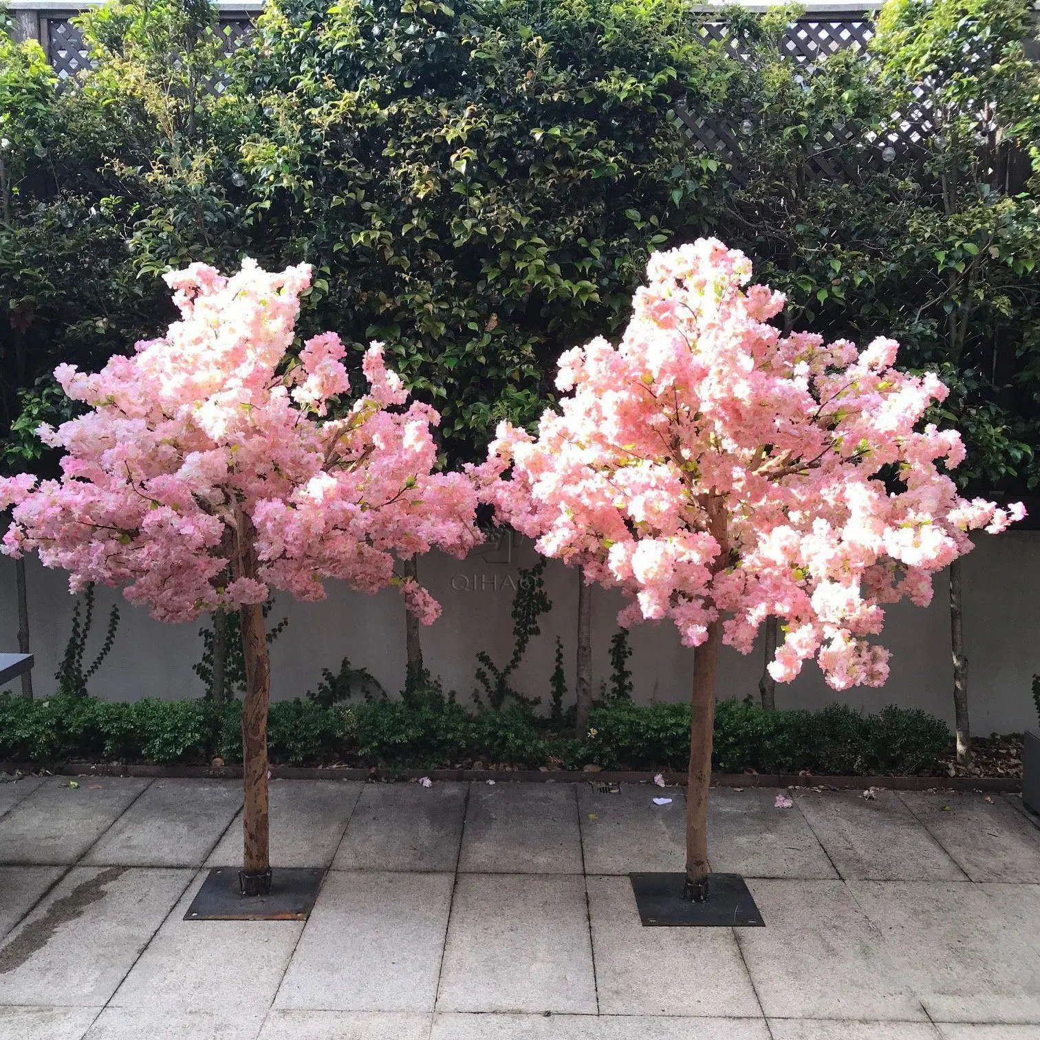 Silk Made Cherry Tree Artificial Outdoor Cherry Blossom Tree For