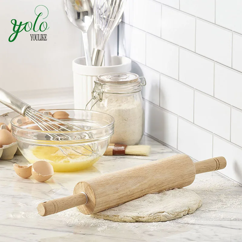 
Classic noodle bamboo rolling pin for kitchen 