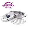 Stainless steel 201 grade cookware set roaster set multicooker cookware