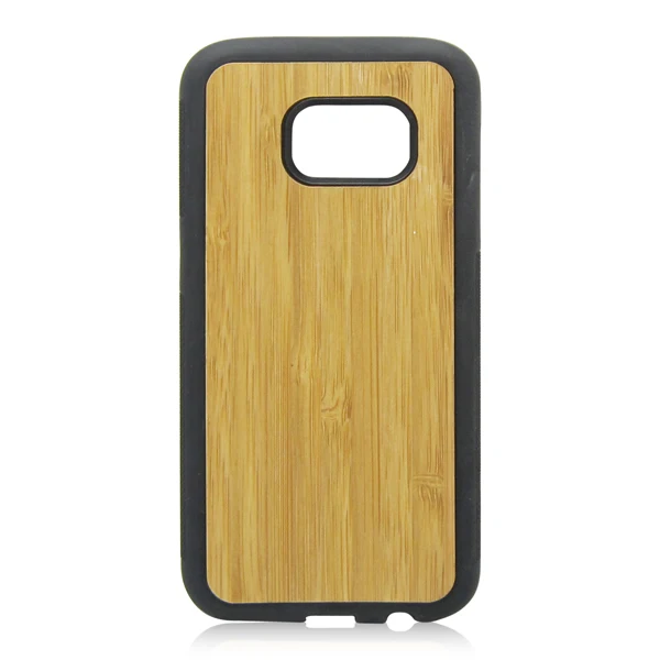 

Wholesale Eco-friendly PC + wood sictker phone case for samsung s7