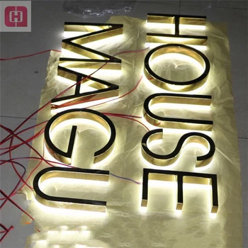 Backlit Stainless Steel House Numbers Signage Led Acrylic Light Up Metal Letters Sign Letter Backlit Stainless Steel House Numbers Signage Led Acrylic Light Up Metal Letters Sign Letter