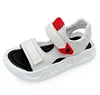 China kids summer sports breathable flat leather sandals for kids