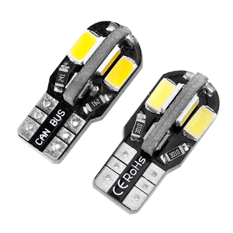 T10 8SMD 5730 W5W Canbus Car Rear Tail License Plate Led Light