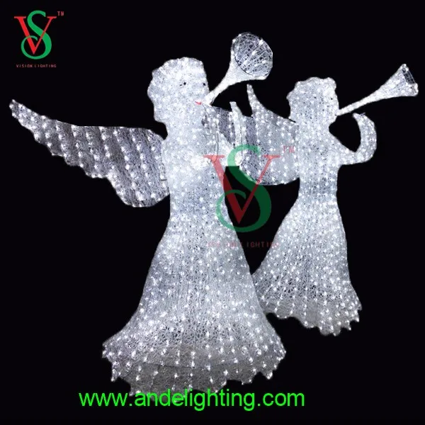 Angle Fairy Light String Waterproof Hanging Light Up Lighted Acrylic ...