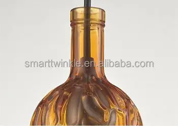 Glass Bottle Pendant Light bar glass bottle pendant light modern energy saving lamp 2017 creative new designs pendant lamp oem