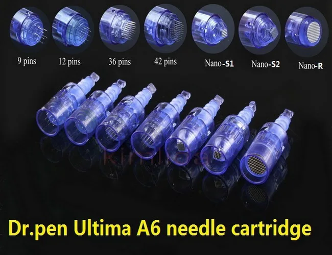 

50pcs/lot 9 12 36 42 pin tip for Ultima A6 dermapen needle cartridge