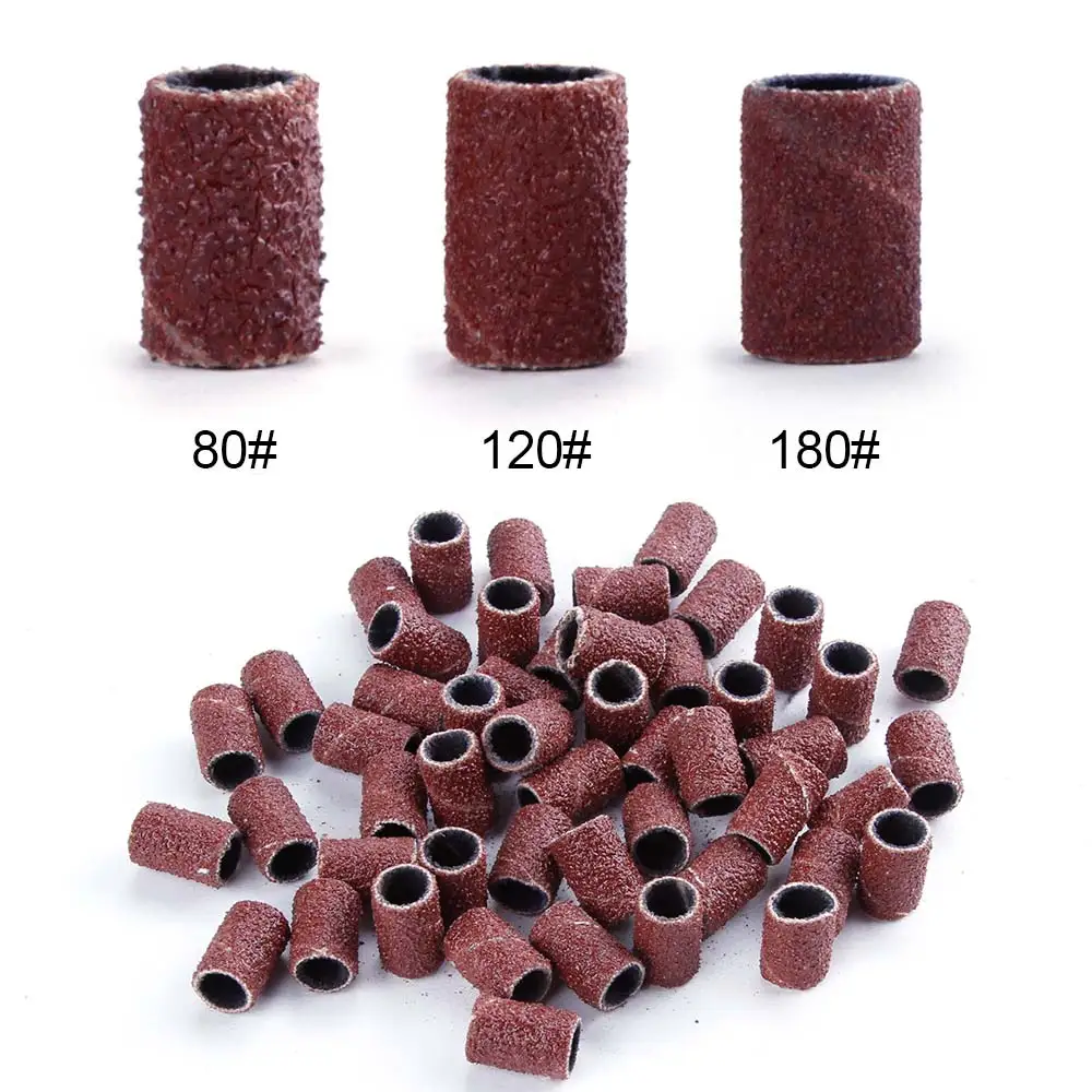 Durable 80''/120''/180"/240" 100pcs Nail Art Drill Manicure Tool Sanding Bands Buy Sanding