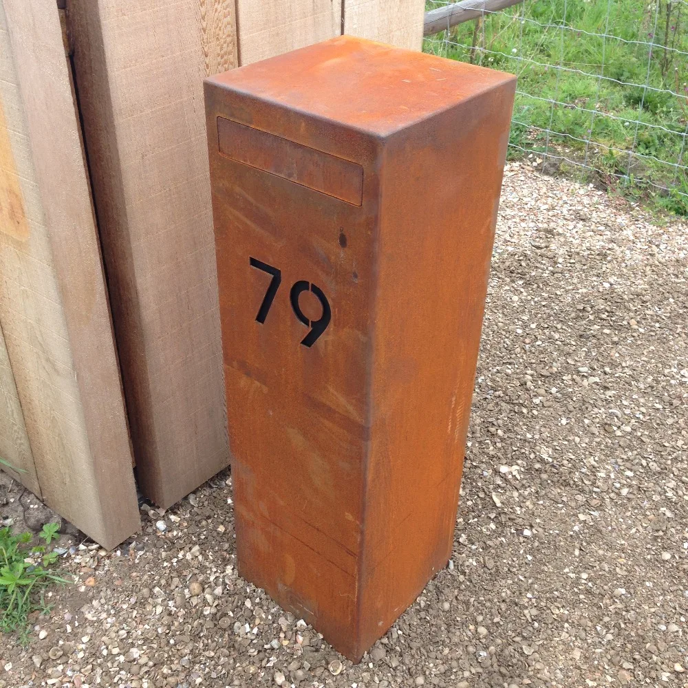 Decorative Outdoor Rusty Antique Metal Free Standing Mailbox For Decorative Outdoor Rusty Antique Metal Free Standing Mailbox For