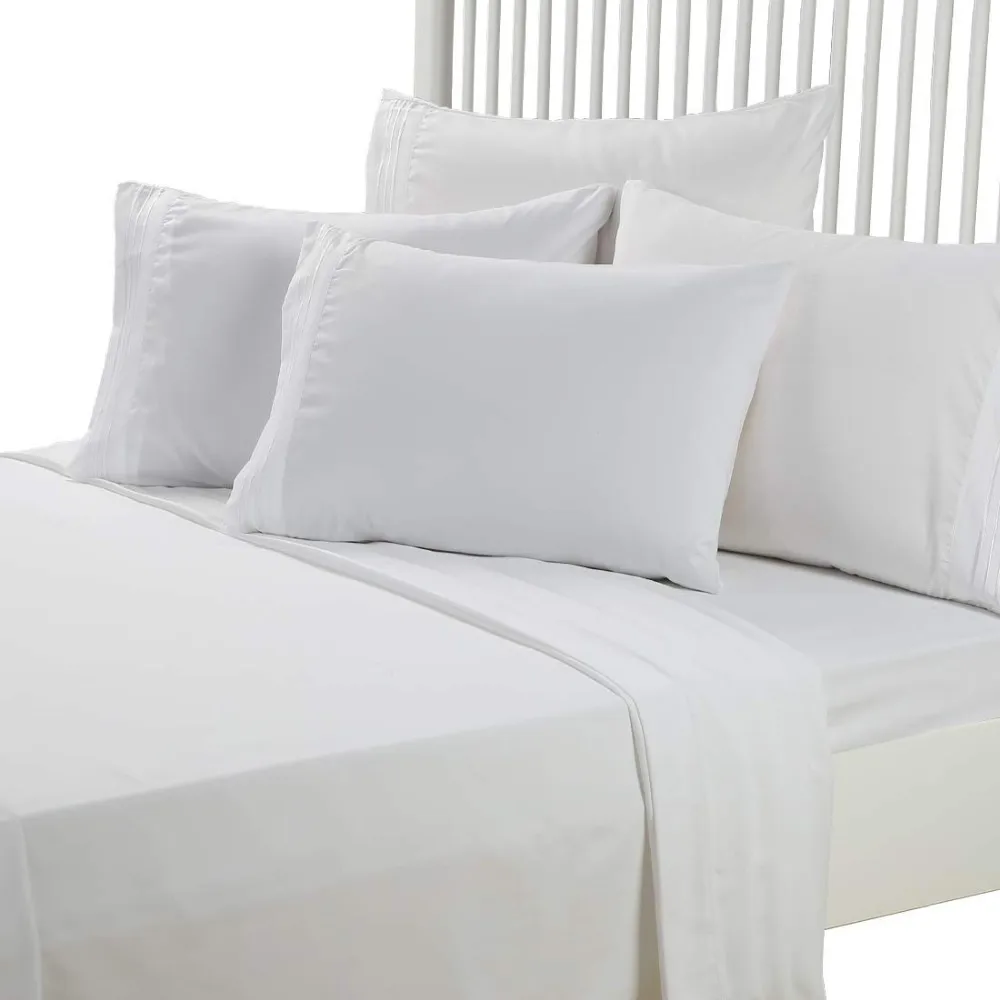 Hotel Elastic Copper Cotton Fabric Infused Bamboo Bed Sheets Cover Set