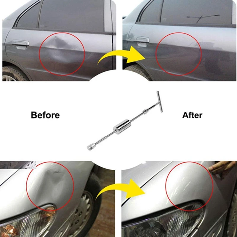 Drop Shipping Car Dent Repair Puller Tool Dent Lifter Without Paint Removal Kit Puller Grip PRO Slide Hammer T-Bar Tool