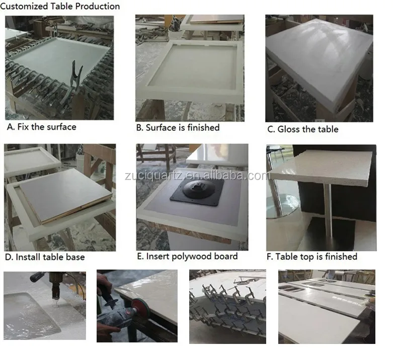 ZQ3007 Grey quartz countertops and vanities from China best quartz supplier